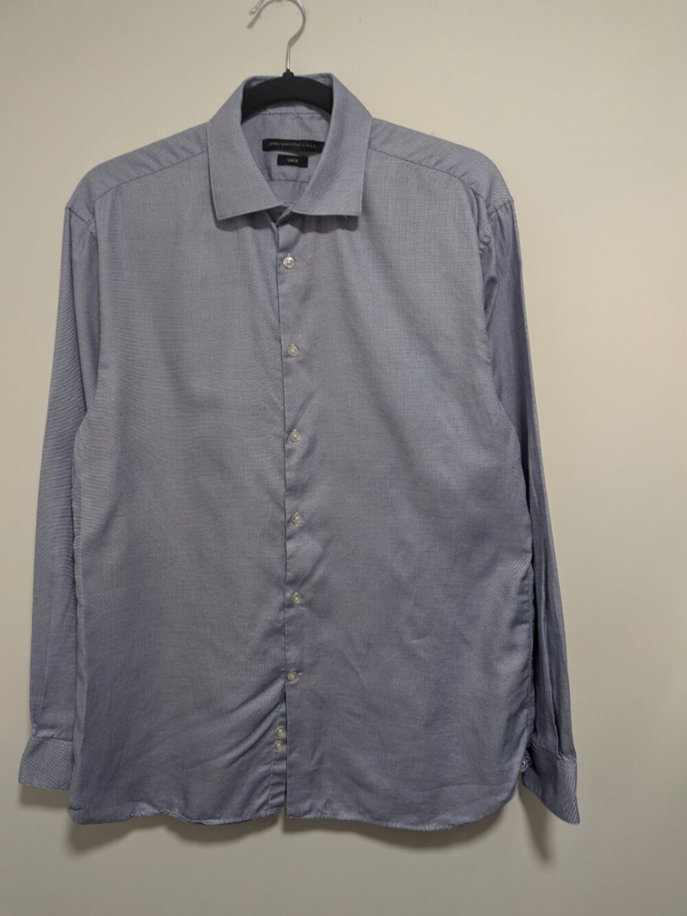 John Varvatos U.S.A. | Luxe Micro-Pattern Dress Shirt In Blue